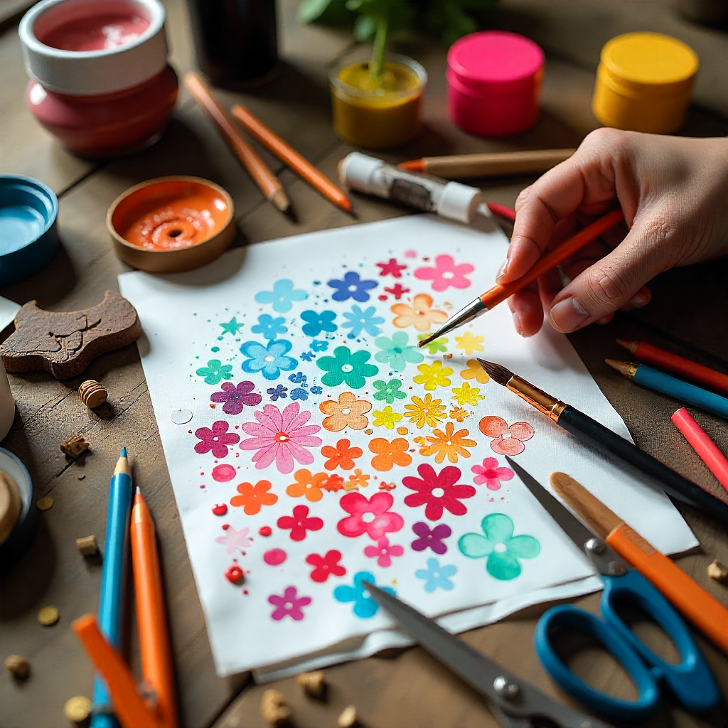 Colorful art and craft materials for creative projects available at Visionalarmguard